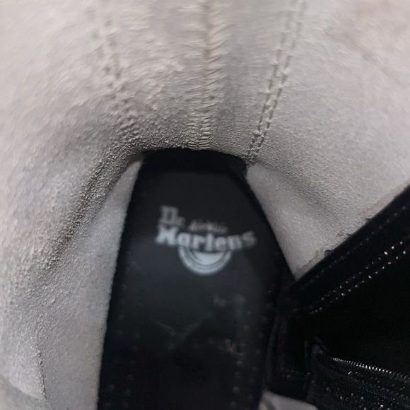 Dr. Martens Jadon Platform Boot 8-Eye Polished Smooth Leather White 6 - Picture 8 of 11